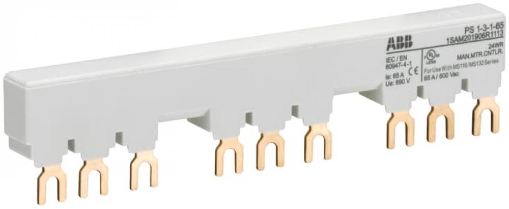 MS116/132 BUSBAR 65A 3-MMP 1-AUX