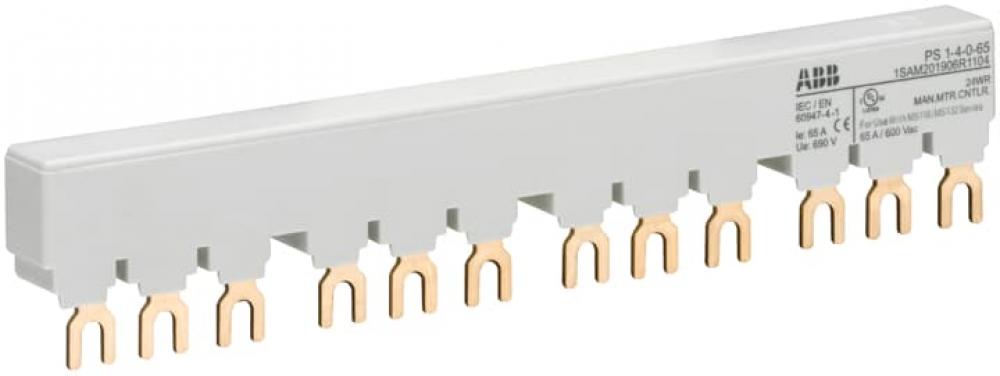 MS116/132 BUSBAR 65A 4-MMP 0-AUX