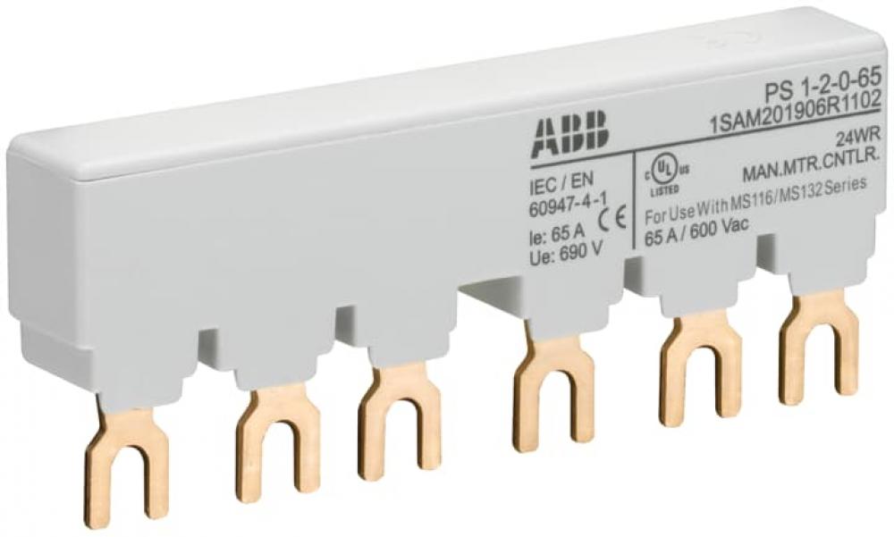 MS116/132 BUSBAR 65A 2-MMP 0-AUX