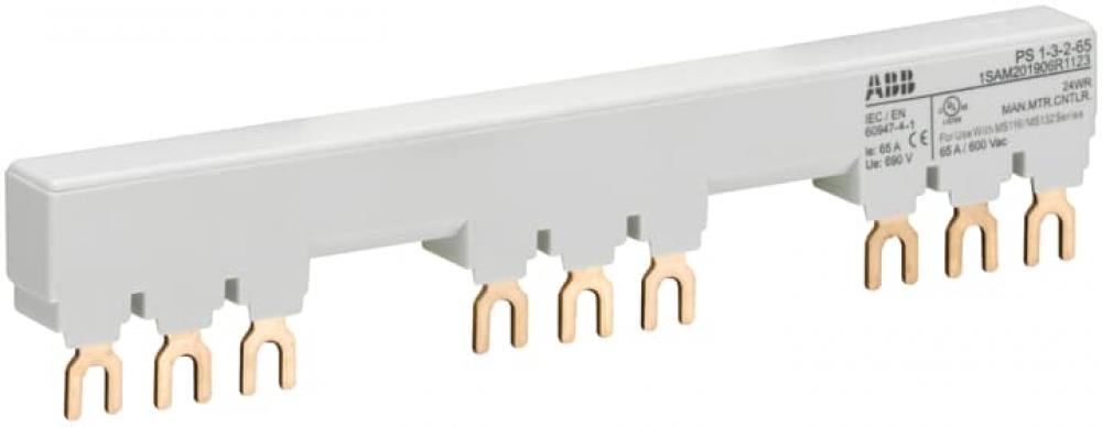MS116/132 BUSBAR 65A 3-MMP 2-AUX