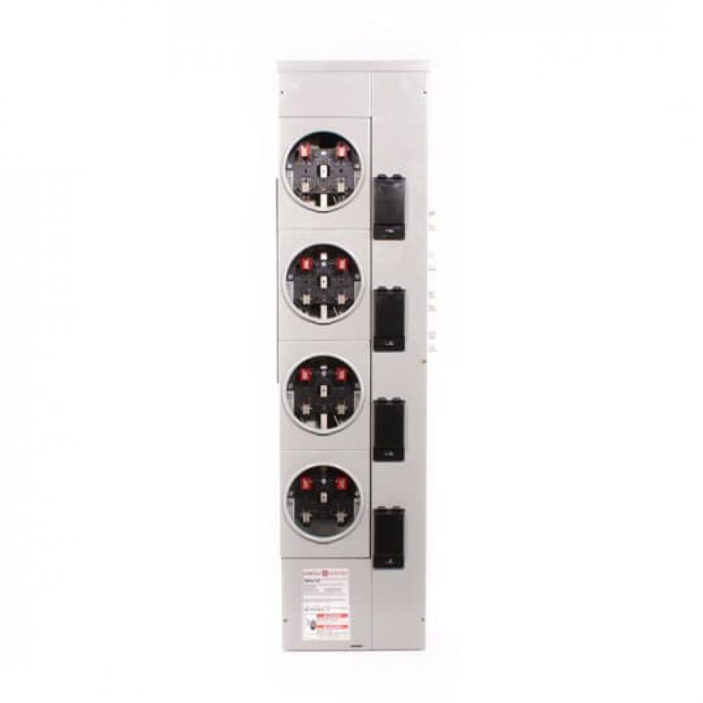 MTR STACK,4-125A RING SKT,800A,1PH,4T