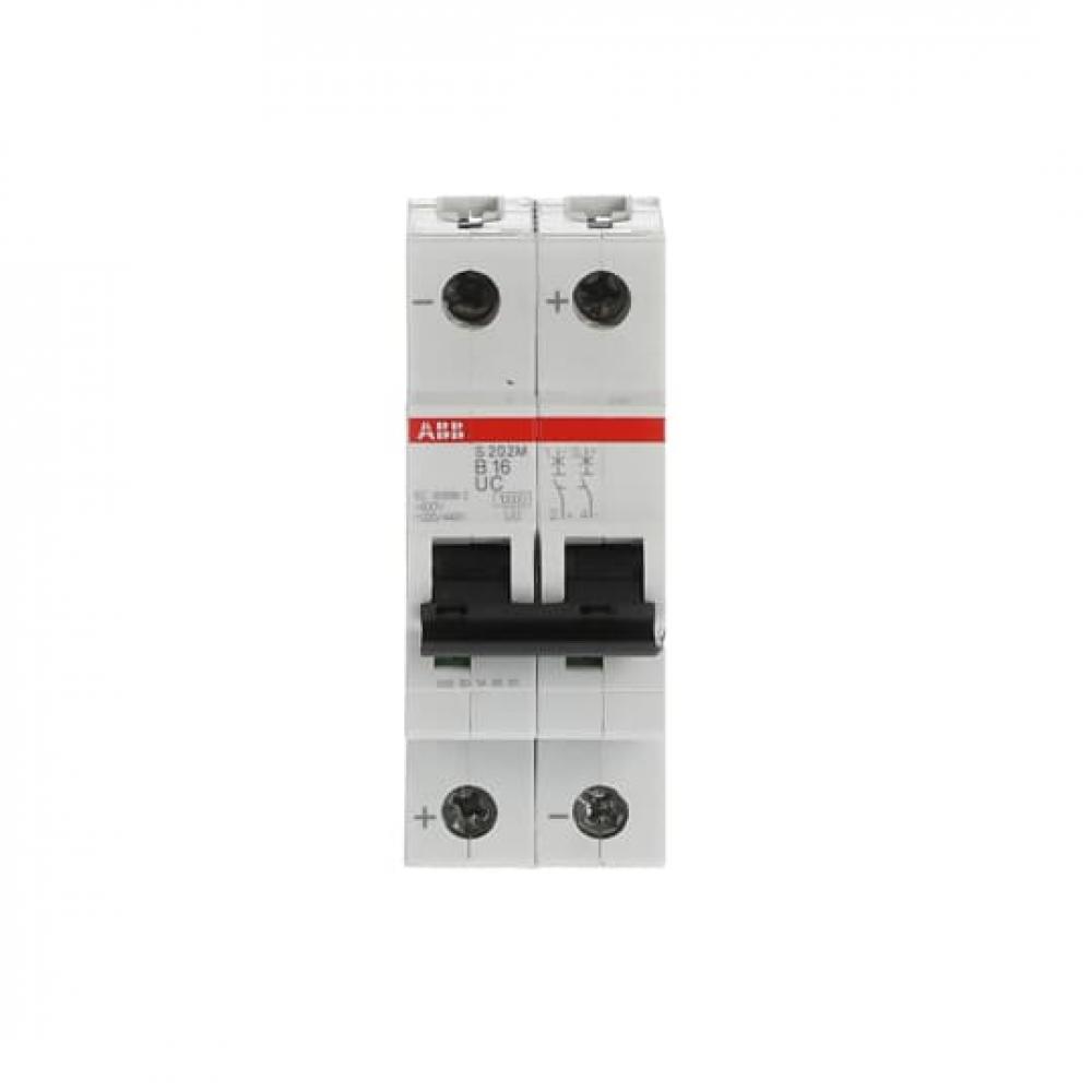 MCB S200MUC 2P B 16A AC/DC