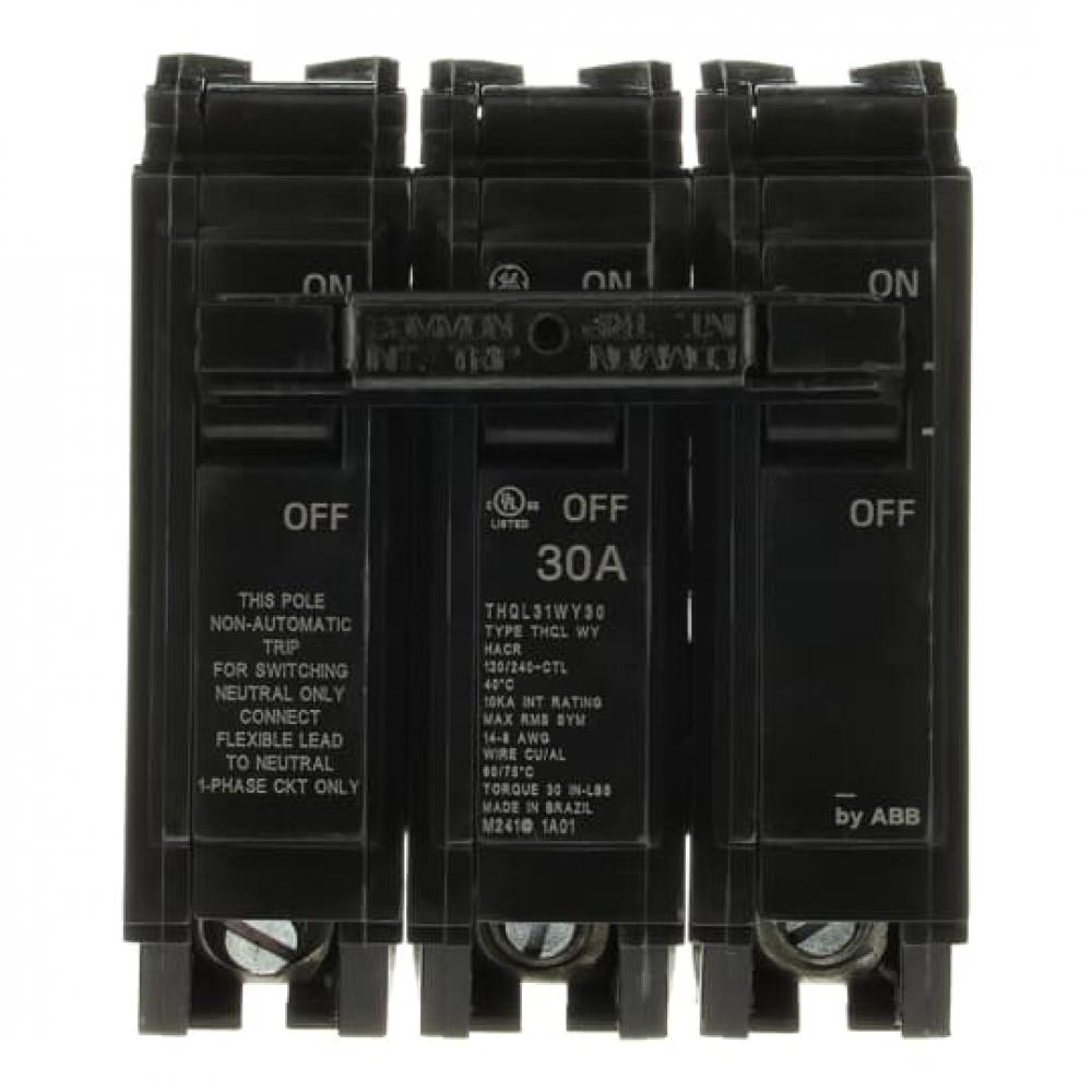 CIRCUIT BREAKER 3P 30A 120/240V 10KA WY