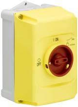 ABB - Electrification IB132-Y - ENCLOSURE, RED/YE, IP65, 3X LOCKAB