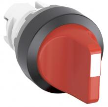ABB - Electrification M3SS2-10R - 3POS,KNOB,A B C,RED,BP