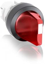ABB - Electrification M3SS3-11R - 3POS,KNOB,A-B C,RED,BP,ILL