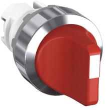ABB - Electrification M2SS2-30R - 2POS,KNOB,A-C,RED,MTL