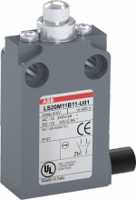 ABB - Electrification LS20M11B11-U01 - LMT SW MIN 30MM MTL PLNGR