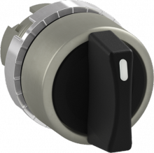 ABB - Electrification P9M-SMZ3N - SELECTOR SWITCH 3 POS BLACK AUTO-RETURN