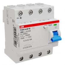ABB - Electrification F204A-25/0.03APR - RCD F200 4P 25A 30MA AP-R