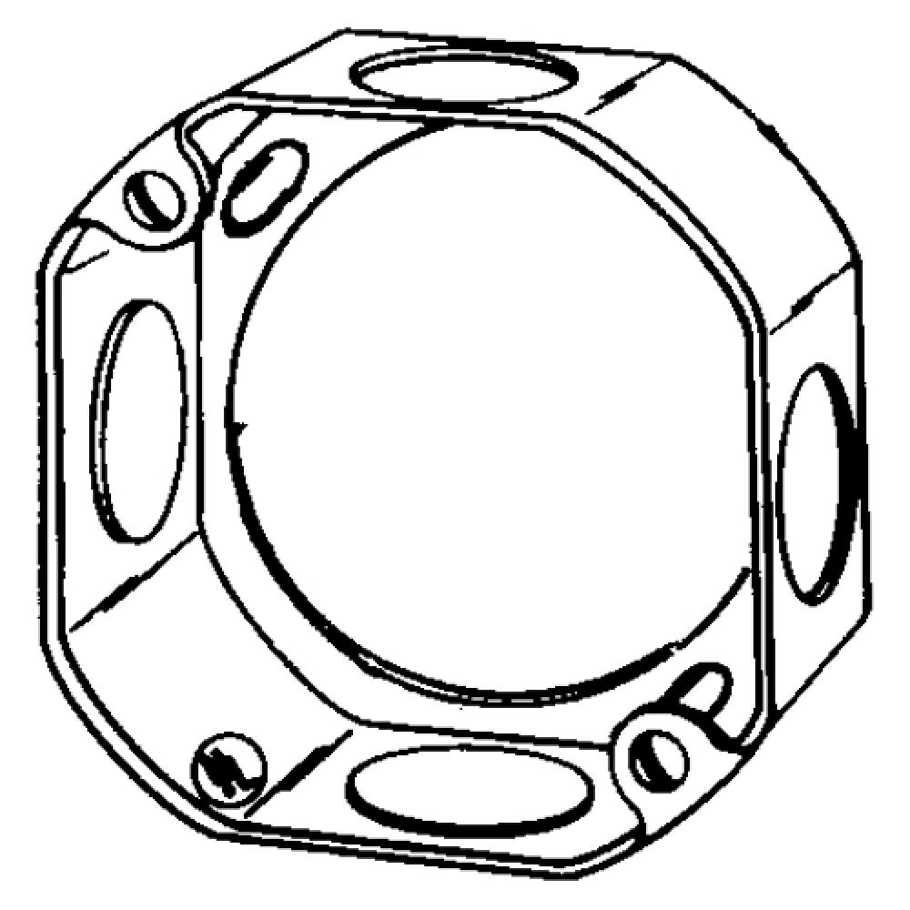 3-1/4 IN OCT BOX EXT RING