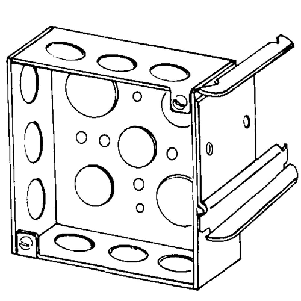 BX 4&#34; SQ 1-12 DEEP  3-5/8 MTL STUD KOS