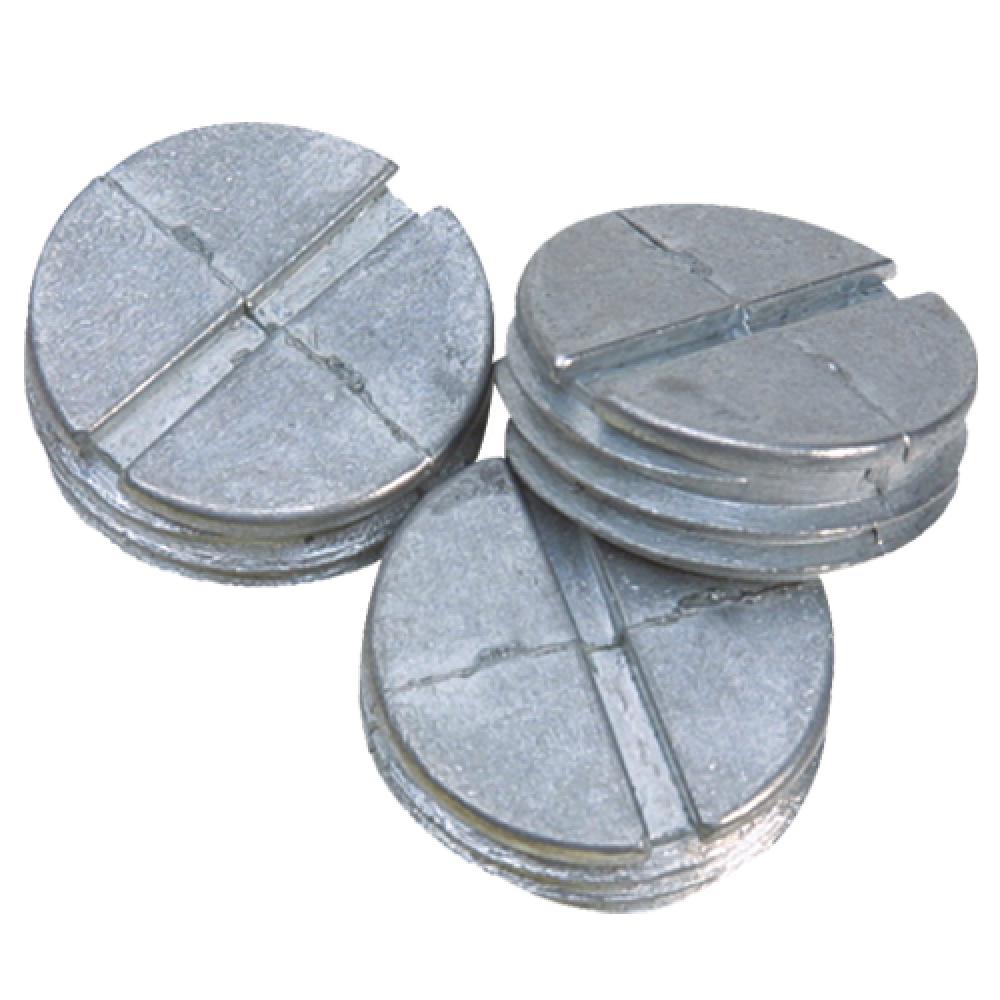 1/2 IN CLOSE UP PLUGS BAG OF 4 GRY