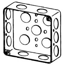 APPOZGCOMM 4SL-1/2 - BOX 4 IN SQ DRAWN 1-1/4 DEEP 1/2 KOS