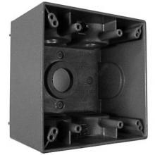 APPOZGCOMM WDP210 - 2 GANG DP BOX 5 1 IN HUBS