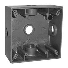 APPOZGCOMM WSX250 - 2 GANG BOX 5 1/2 IN HUBS XTYPE