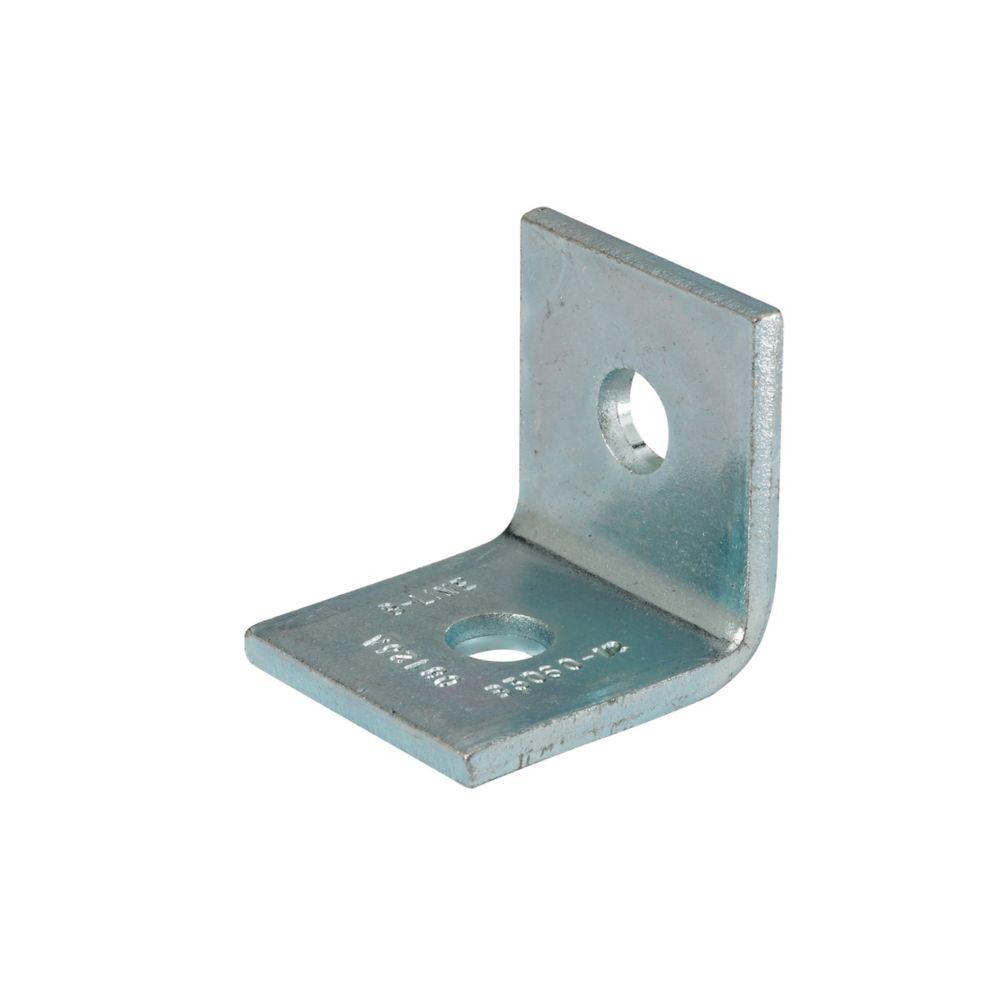 SIDE BM AGL CLIP, 7/16&#34; HOLE SIZE, ZN PLTD
