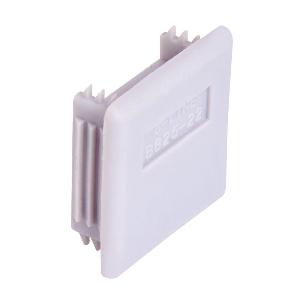 PLASTIC END CAP  1 5/8&#34; X 1 5/8&#34; CHNL, G