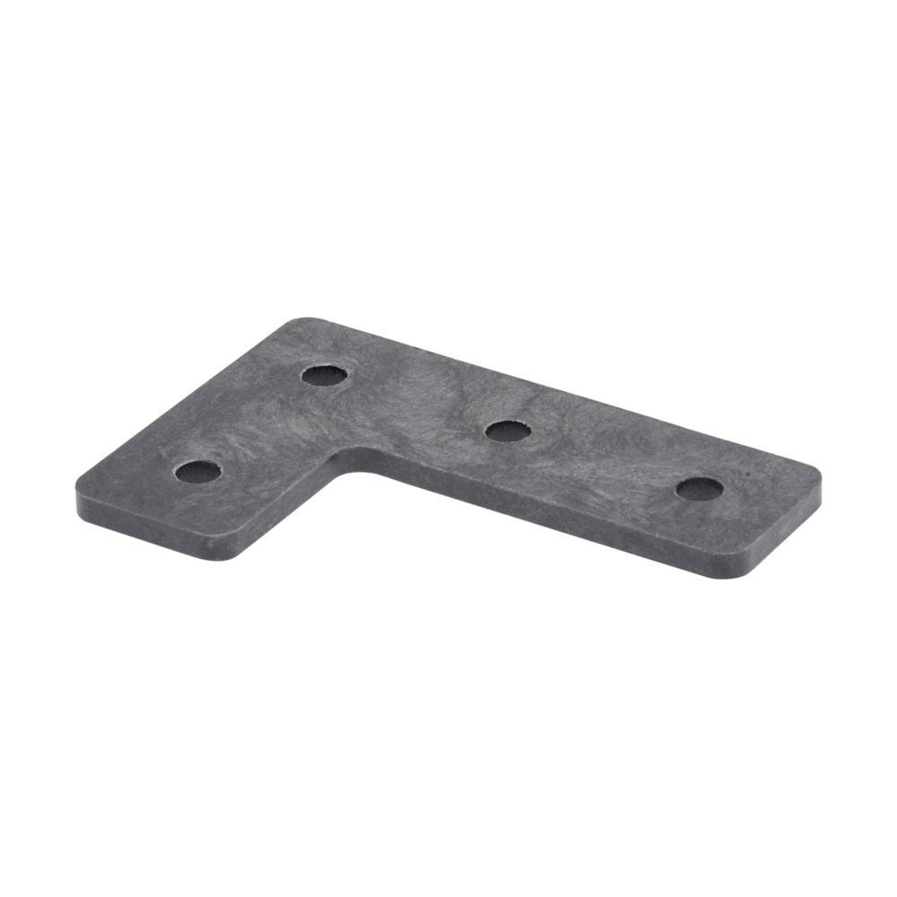 FOUR HOLE FLT CORNER PLT, FIBERGLASS