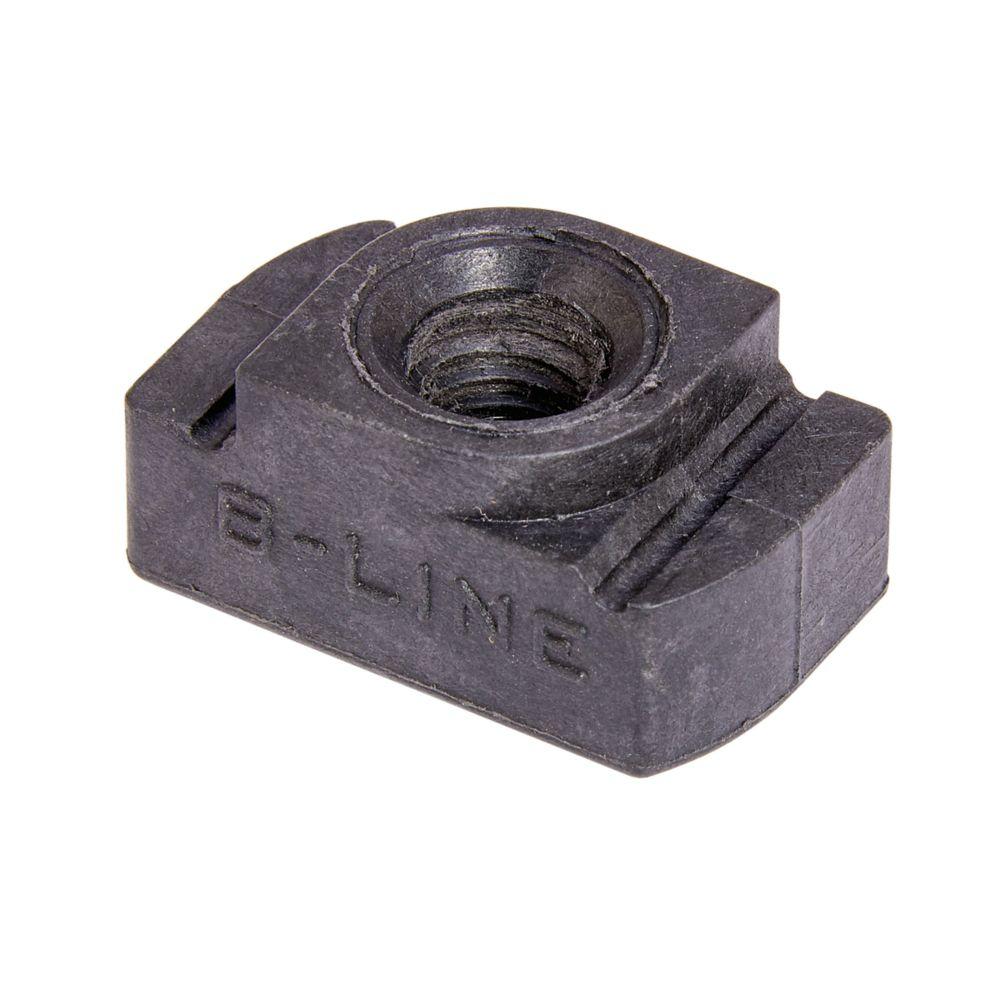 CHNL NUT, WO SPRING, 3/8&#34;-16, FIBERGLASS, VI