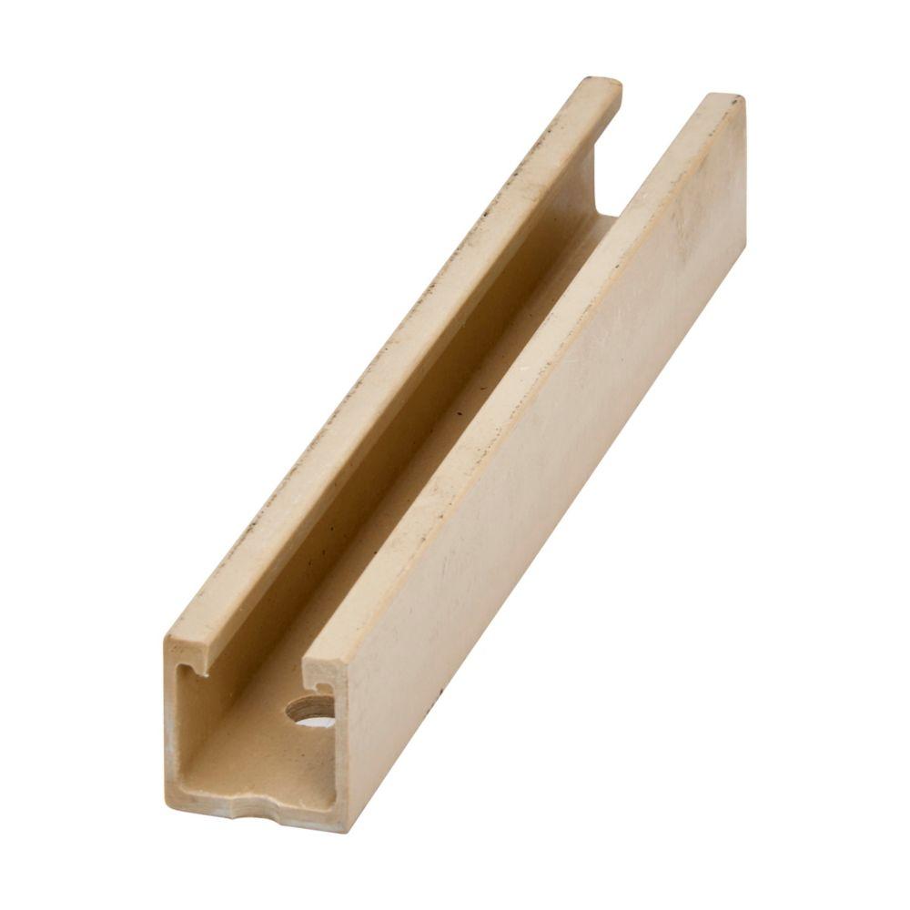 1 5/8&#34; X 1 5/8&#34; FGLASS CHNL, 9/16&#34; H