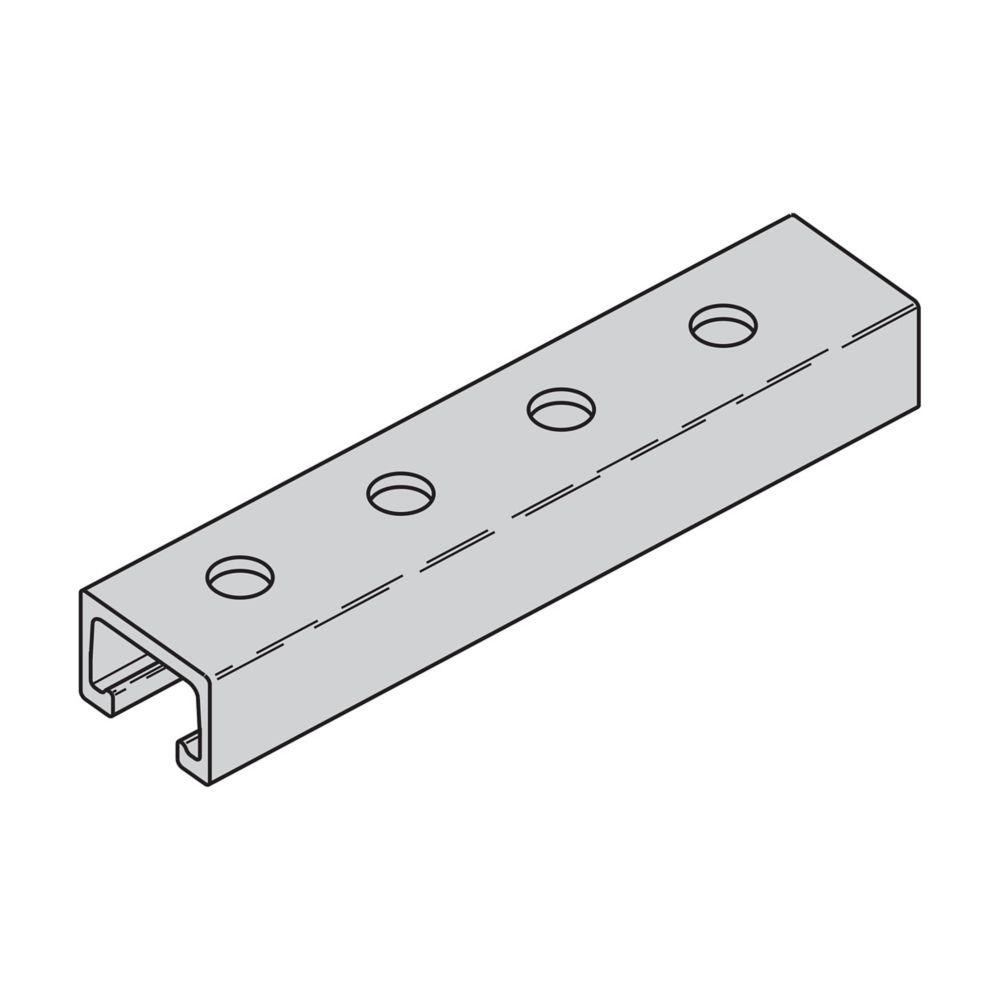 1&#34; X 1 5/8&#34; FIBERGLASS CHNL, 9/16&#34; H