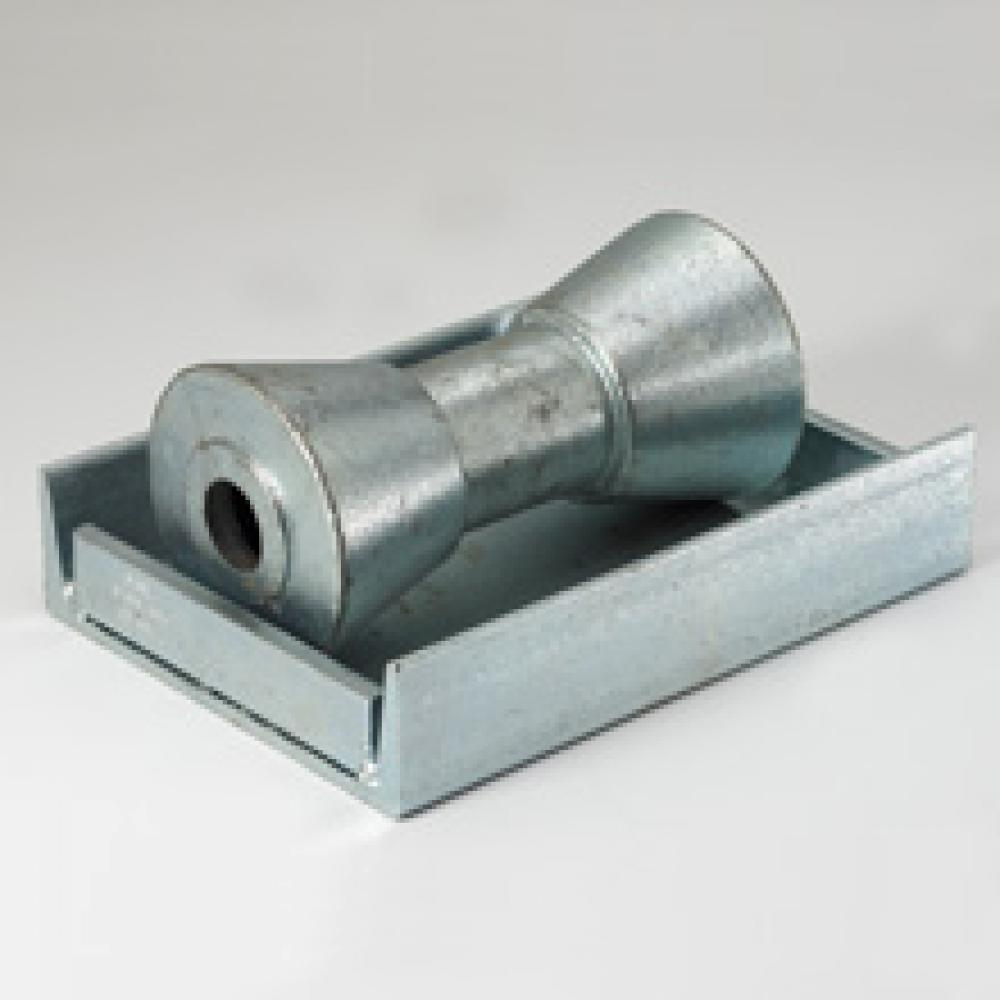 ROLLER WITH STEEL BASE PLATE, 4&#34; TO 6&#34;,