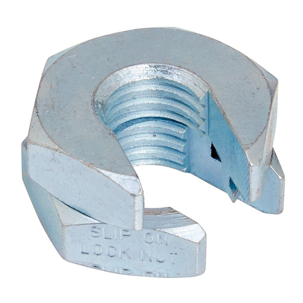 SLIP ONLOCK NUT, 3/8&#34;, ZN PLTD