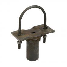 Eaton B-Line B3090-10PLN - PIPE SPT W/ U-BOLT, 10", PLN