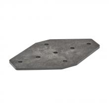 Eaton B-Line BFV334 - SEVEN HOLE FLT GUSSET CROSS PLT, FIBERGLASS