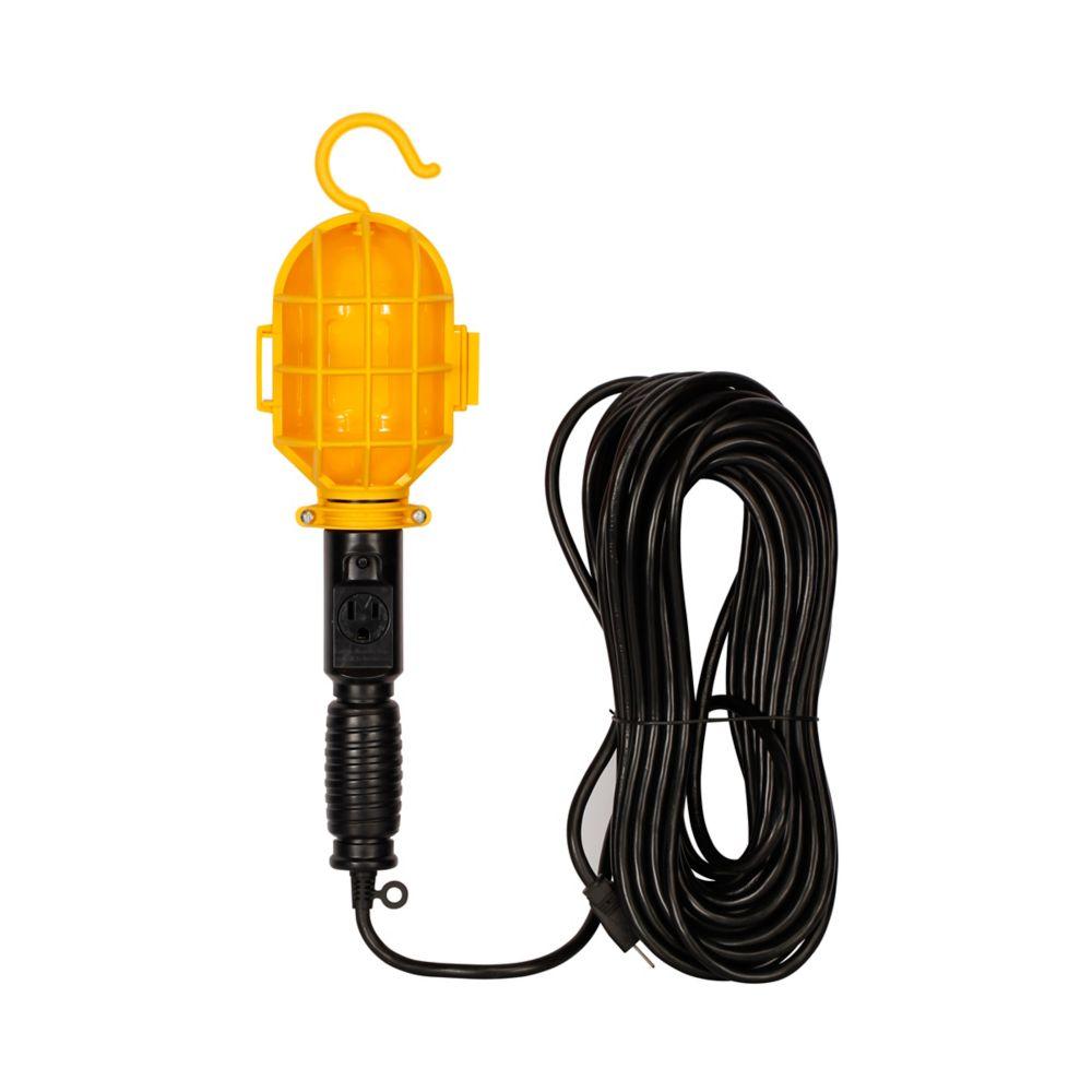 Trouble Lamp W/Switch & 1-2P3W Recp 50&#39;
