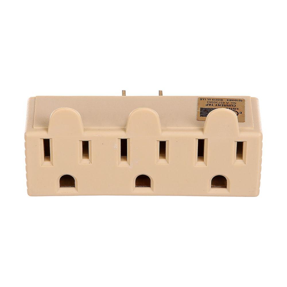 Grounding Tap 3 Outlet 15A 125V IV