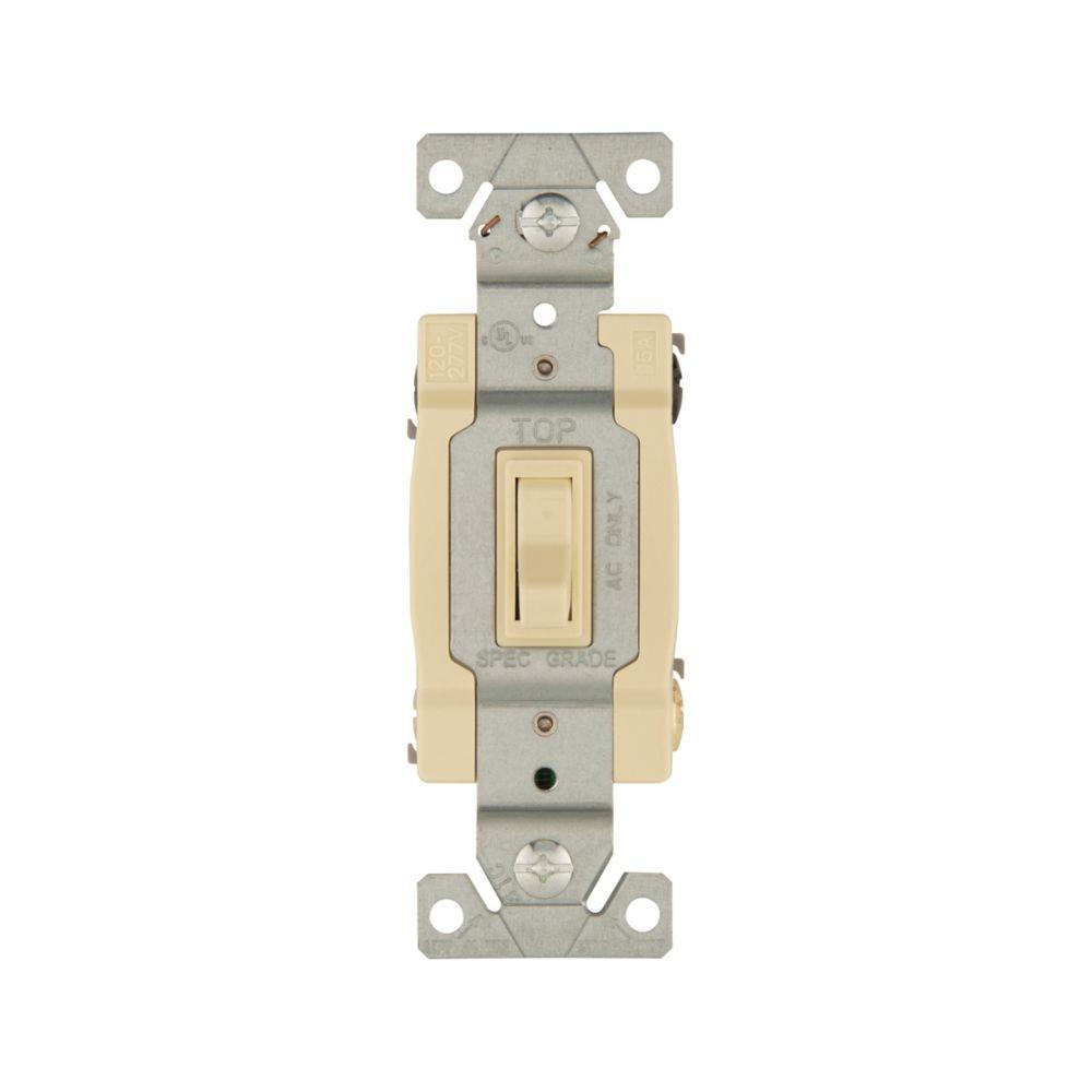 Switch Toggle 4Way 15A 120V Grd IV