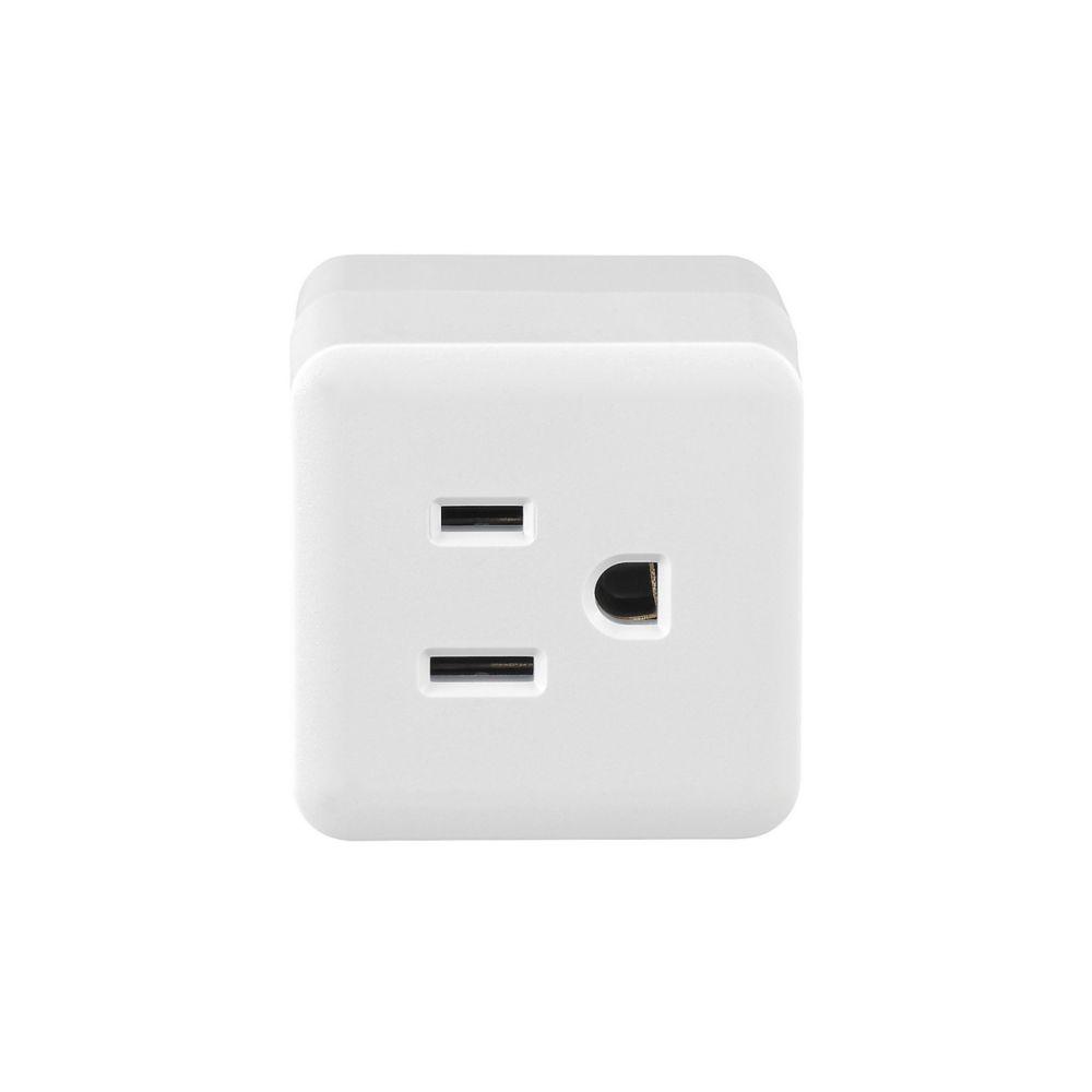 Cube Tap 3 Outlet 15A 125V Grounding WH