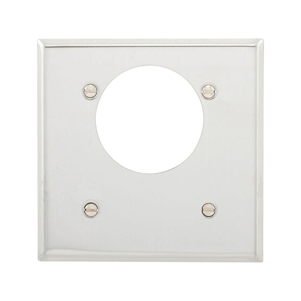 Wallplate 2G W/2.1563&#34; Off Cntr Hole  CH