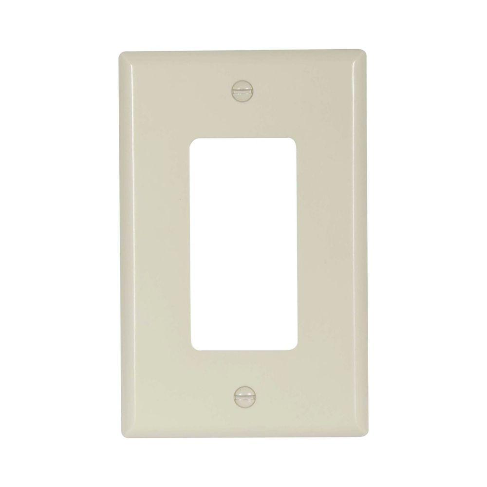 Wallplate 1G Decorator Thermoset Mid AL
