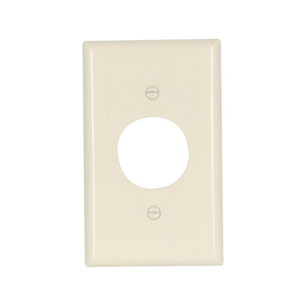 Wallplate 1G Single Recp Thrmst Std AL