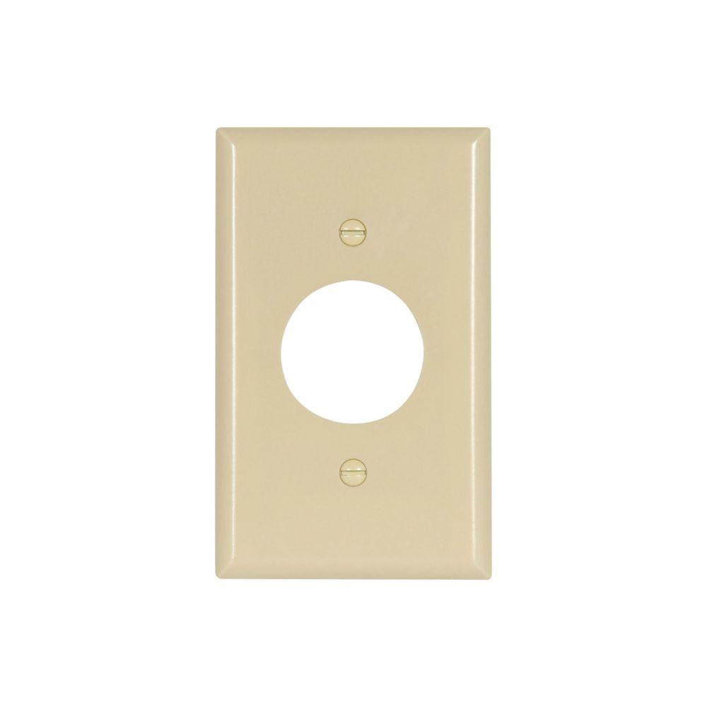 Wallplate 1G Single Recp Thrmst Std IV