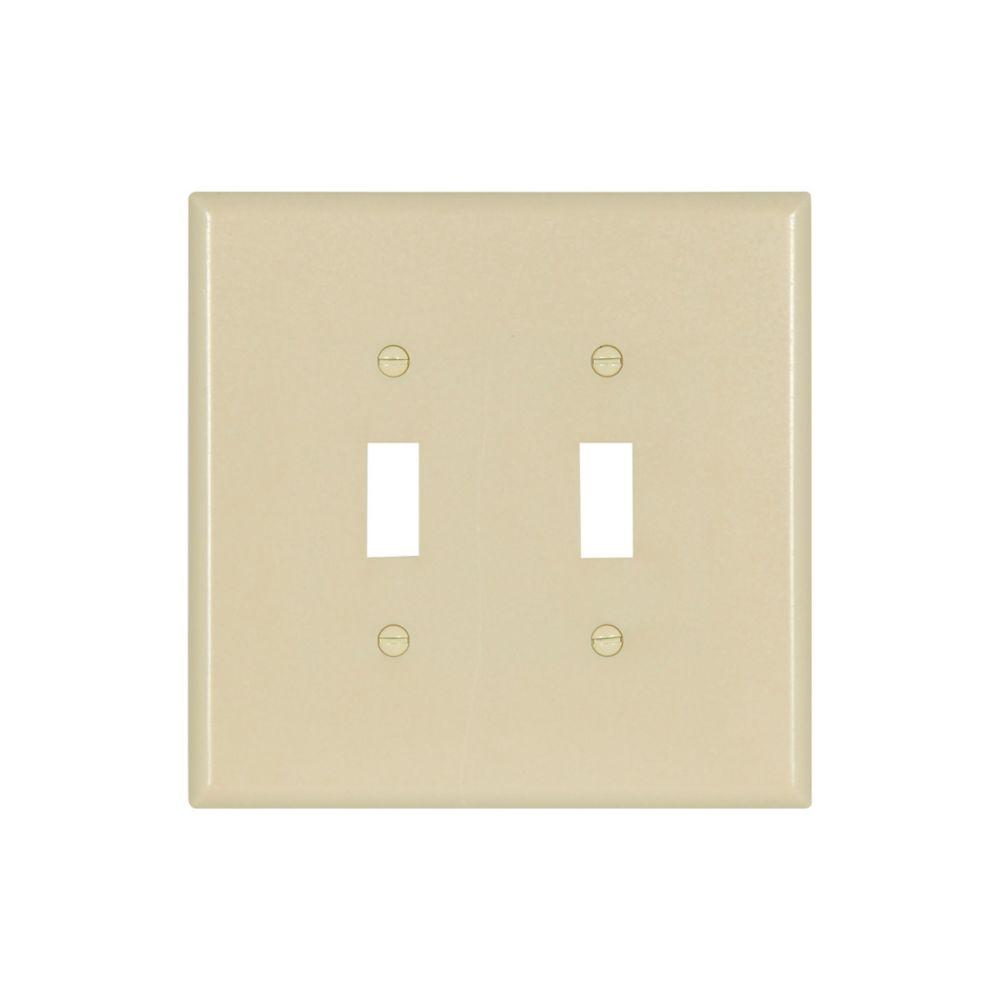 Wallplate 2G Tog Thermoset Ovr IV