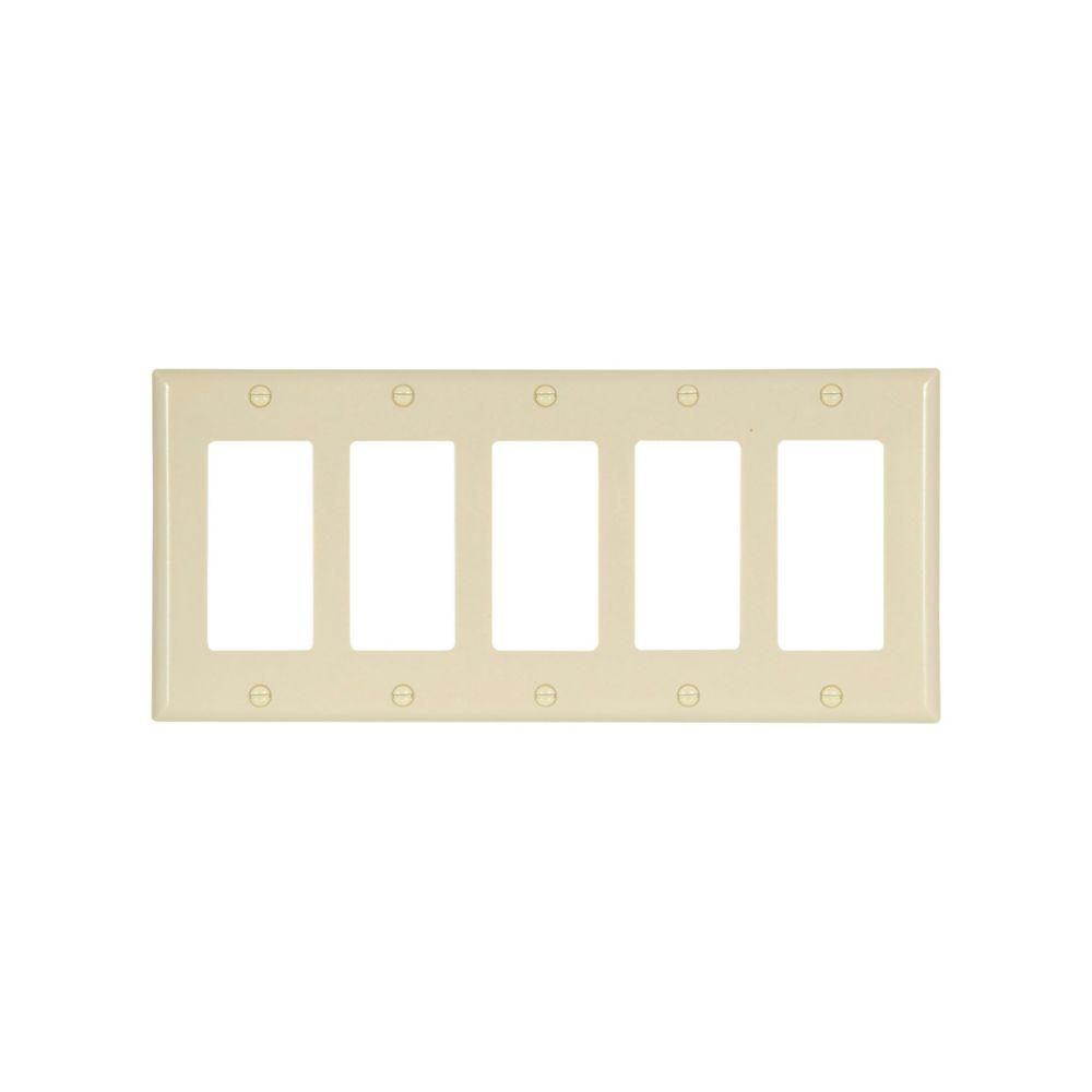 Wallplate 5G Decorator Thermoset Std IV