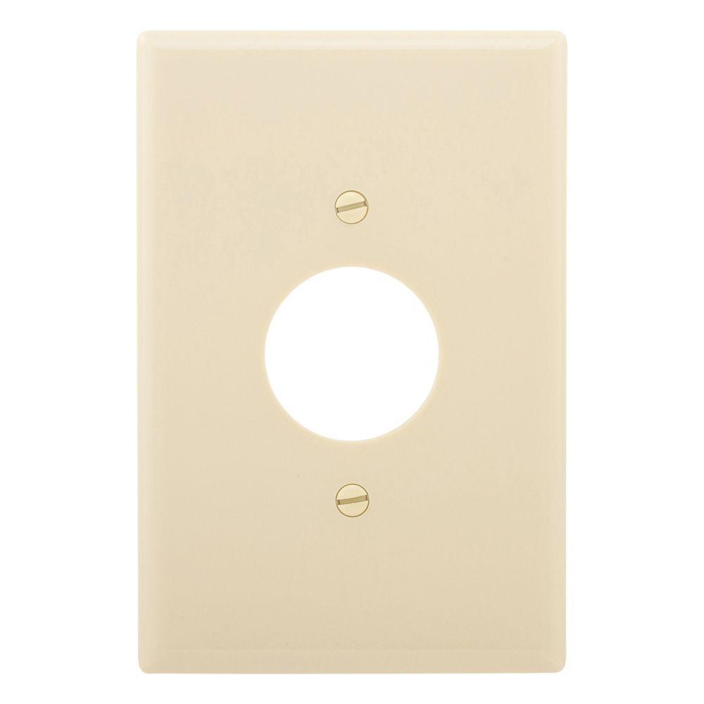 Wallplate 1G Sgl Recp Thermoset Ovr IV