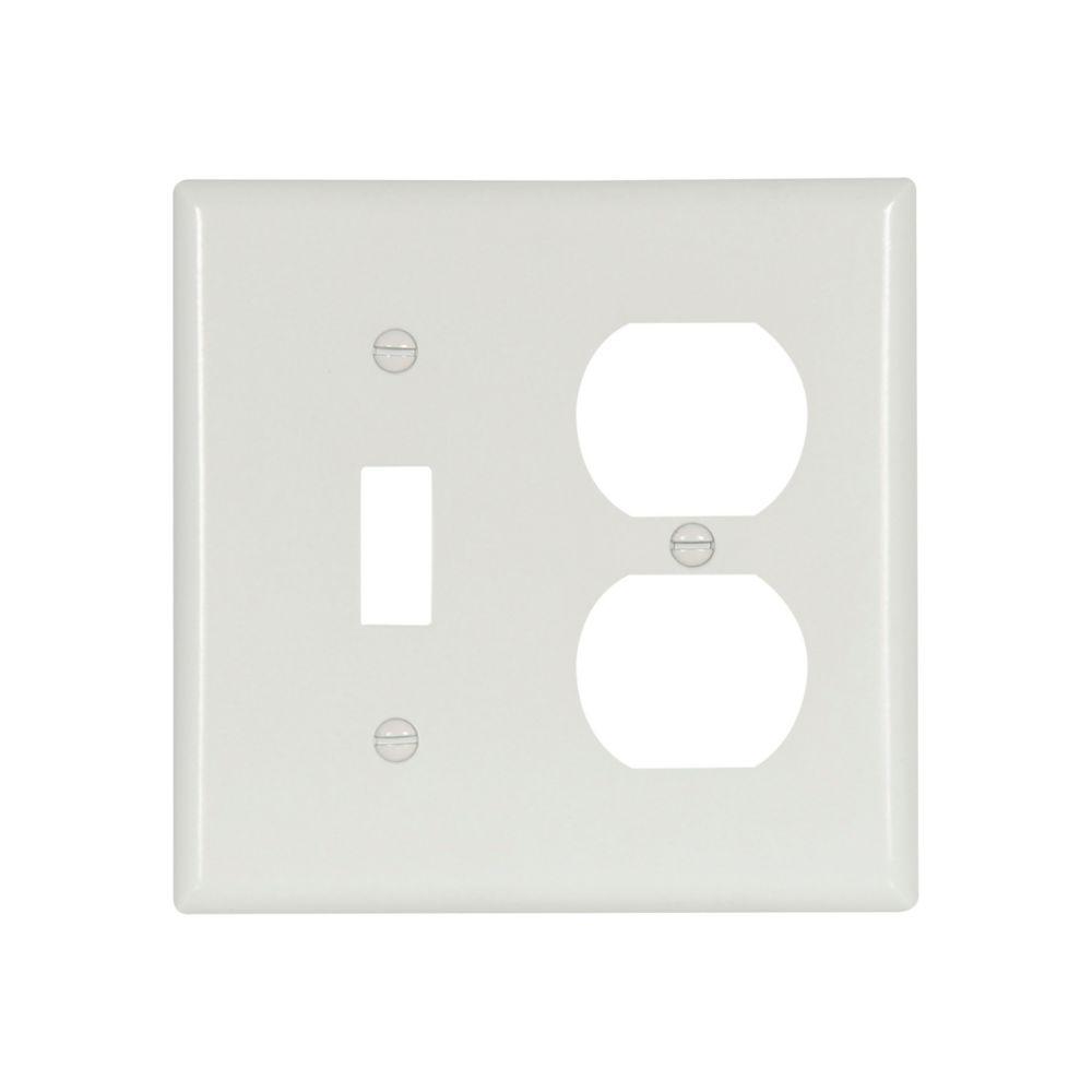 Wallplate 2G Tog/Dup Thrmst Std Deep IV