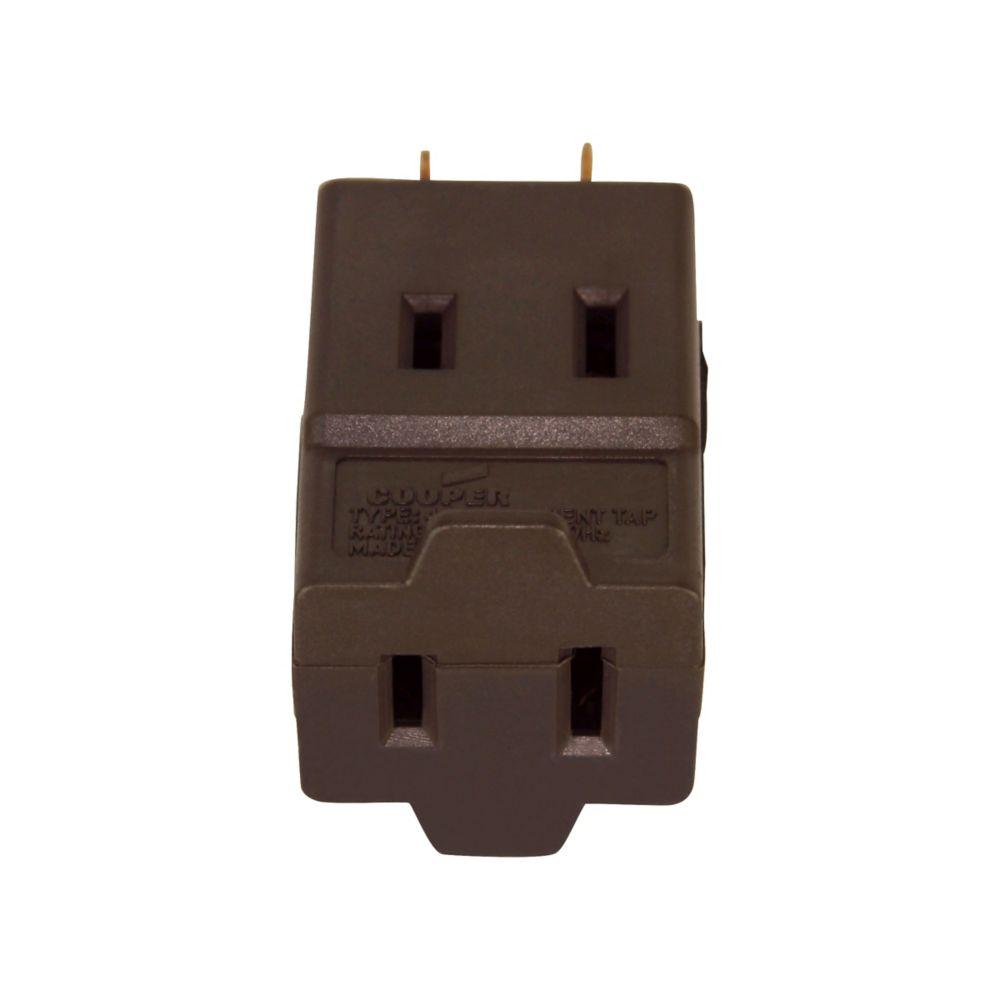 Cube Tap 3 Outlet 15A 125V 2P2W Pol BR