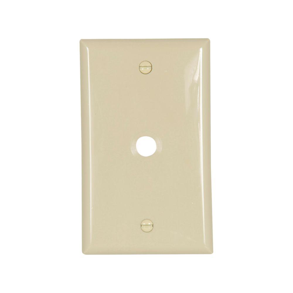 Wallplate 1G W/.375&#34; Hole Nylon Std IV