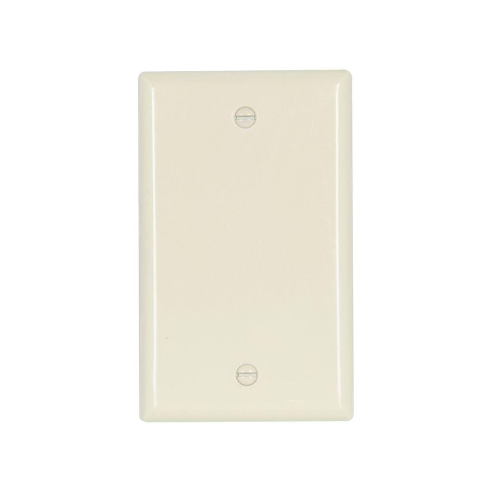 Wallplate 1G Blank Box Mnt Nylon Std AL