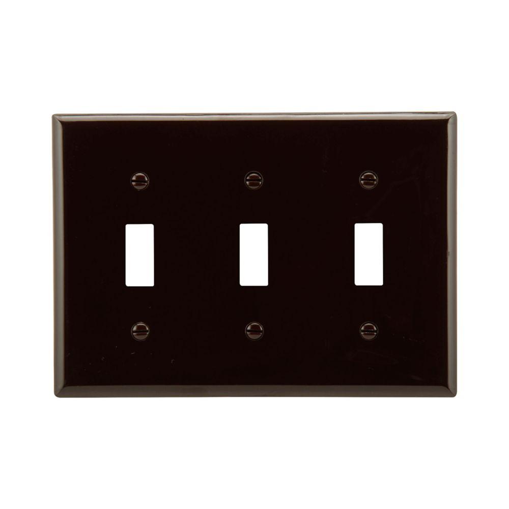 Wallplate 3G Toggle Nylon Std BR