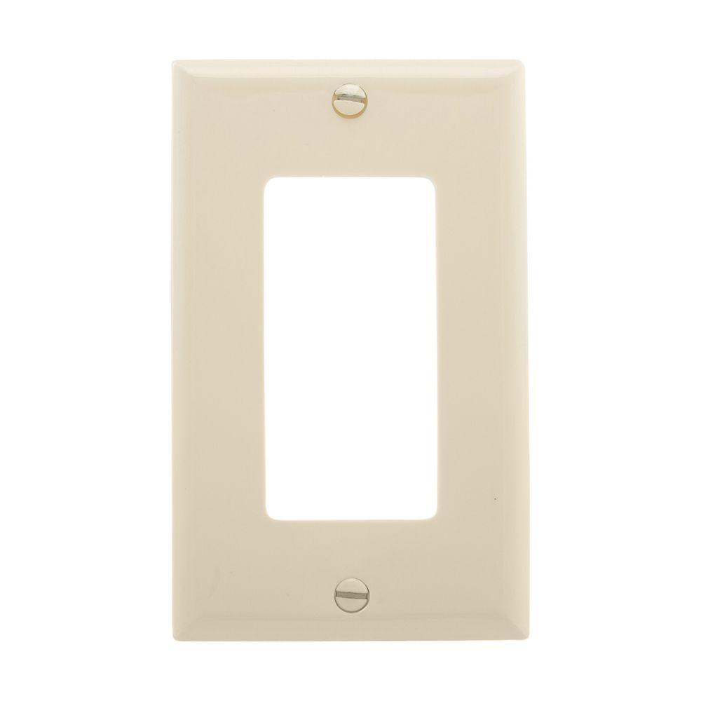 Wallplate 1G Decorator Nylon Std AL