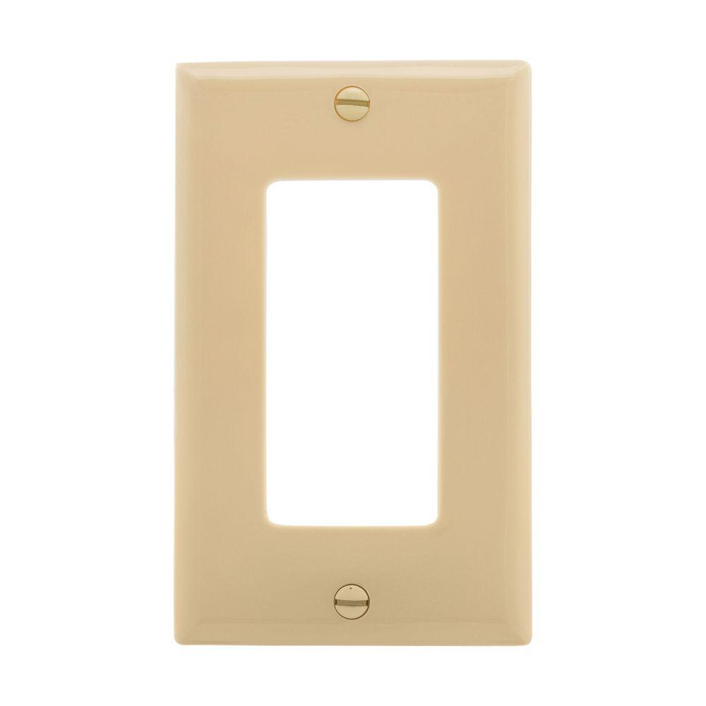 Wallplate 1G Decorator Nylon Std IV