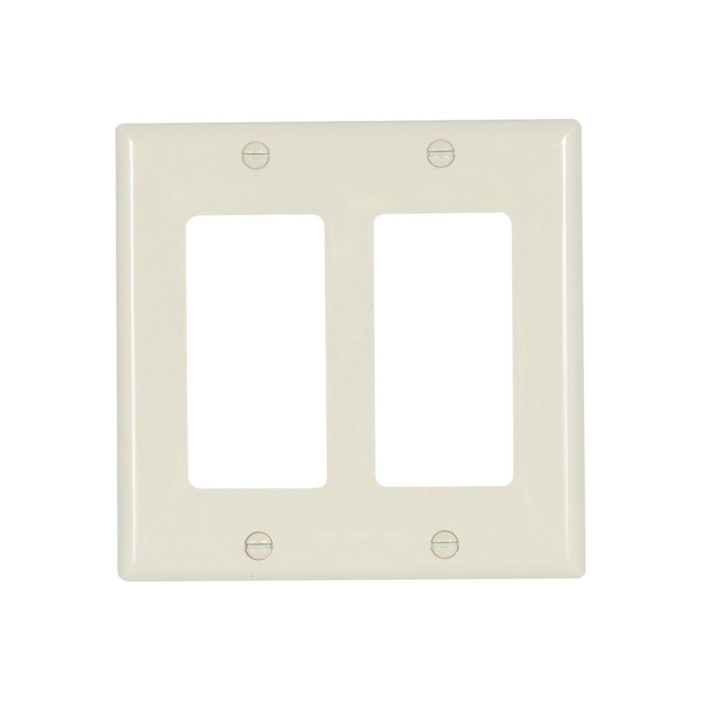 Wallplate 2G Decorator Nylon Std AL