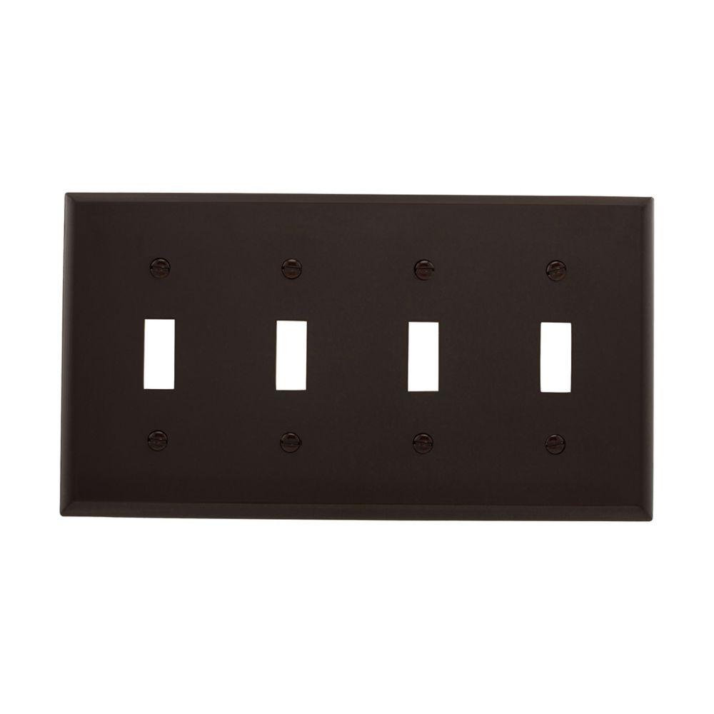 Wallplate 4G Toggle Nylon Std BR